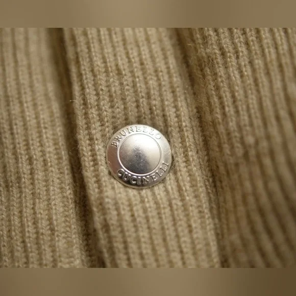 Brunello Cucinelli Cashmere Knit Down Jacket with detachable hood - Picture 8 of 11